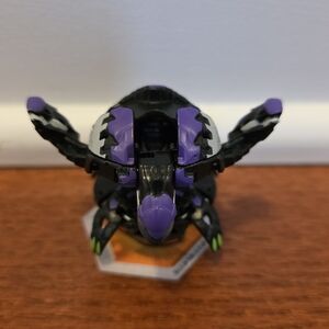 Bakugan: Geogan Rising darkus VILOCH. Black and Purple Action Figure Playset